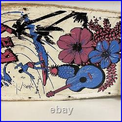 Vintage Variflex Skateboard Waimea Bay Old School AUTOGRAPHED BY TIM BYRNE