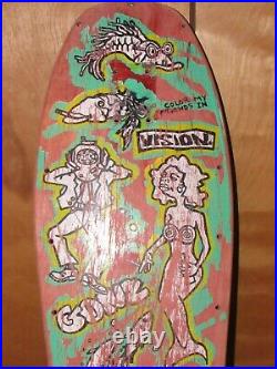 Vintage Vision Color My Friends In Gonz Mark Gonzalez Skateboard Deck