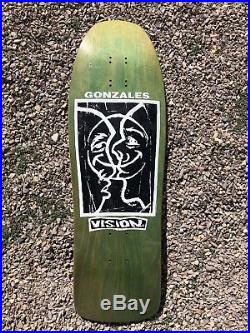 Vintage Vision Mark Gonzales Skateboard Deck / 80s Art Gonz 1988 NOS