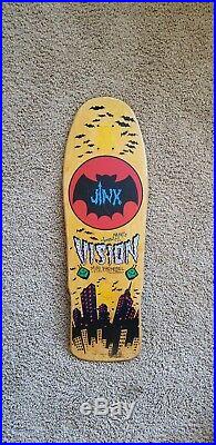 Vintage Vision Marty Jiminez Jinx Skateboard deck 80s OG not a reissue