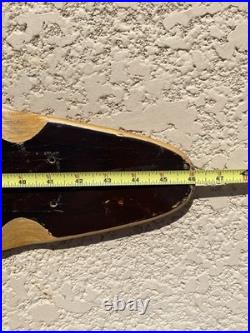 Vintage Vision Pin Tail Longboard Skateboard Deck Only Sidewalk Surfboard 46