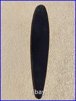 Vintage Vision Pin Tail Longboard Skateboard Deck Only Sidewalk Surfboard 46