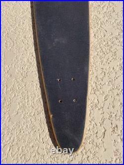 Vintage Vision Pin Tail Longboard Skateboard Deck Only Sidewalk Surfboard 46