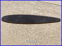 Vintage Vision Pin Tail Longboard Skateboard Deck Only Sidewalk Surfboard 46