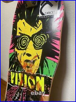 Vintage Vision Psycho Stick Skateboard Complete