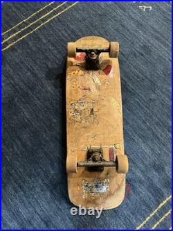 Vintage Vision Skateboard Deck Old School 1980's Rare Vb3 Wheels Tex Avery Wolf