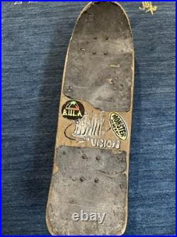 Vintage Vision Skateboard Deck Old School 1980's Rare Vb3 Wheels Tex Avery Wolf
