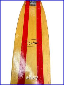 Vintage Vision Street Wear 46 Longboard Skateboard Rare OG Design Small Flaws