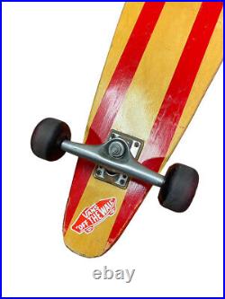 Vintage Vision Street Wear 46 Longboard Skateboard Rare OG Design Small Flaws