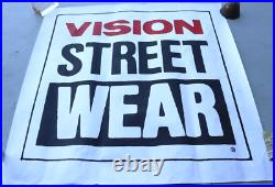 Vintage Vision Street Wear Skateboard Company Banner Poster OG Advertisement