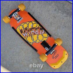 Vintage Wired 80s Variflex Skateboard with Variflex Trucks Street Rage Wheels