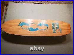 Vintage Wood 15 Toes Sidewalk Skateboard By Nash Surfboards FREE SHIPPING