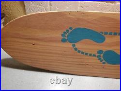 Vintage Wood 15 Toes Sidewalk Skateboard By Nash Surfboards FREE SHIPPING