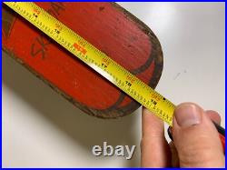 Vintage Wood Hot Dogger Ski Board Skateboard Torrance California METAL WHEELS