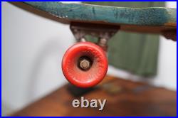 Vintage Wood Skateboard X Caliber Trucks Cadillac Hot Lips Wheels 70s