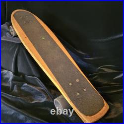 Vintage Wooden 60s Skateboard From Virginia Beach W Vintage Stickers
