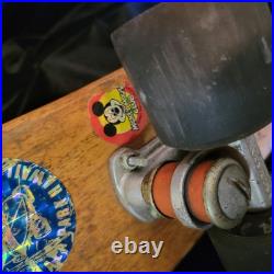Vintage Wooden 60s Skateboard From Virginia Beach W Vintage Stickers