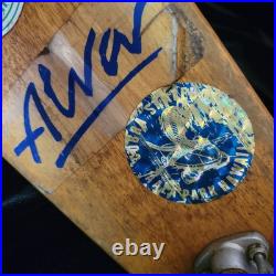 Vintage Wooden 60s Skateboard From Virginia Beach W Vintage Stickers