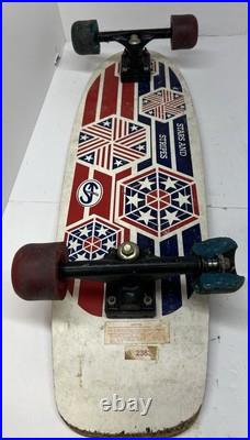 Vintage Wooden Indy 500 Skateboard 1960s Stars And Stripes Vintage Wooden Indy 500 Skateboard 1960s Stars And Stripes