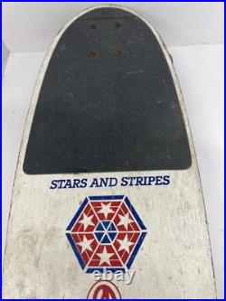 Vintage Wooden Indy 500 Skateboard 1960s Stars And Stripes Vintage Wooden Indy 500 Skateboard 1960s Stars And Stripes