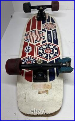 Vintage Wooden Indy 500 Skateboard 1960s Stars And Stripes Vintage Wooden Indy 500 Skateboard 1960s Stars And Stripes