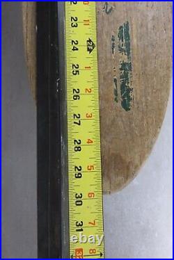 Vintage Wooden Sidewalk Skateboard 30 Clay Wheels