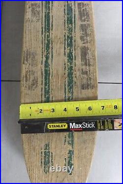 Vintage Wooden Sidewalk Skateboard 30 Clay Wheels
