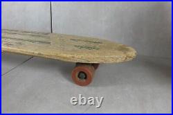 Vintage Wooden Sidewalk Skateboard 30 Clay Wheels