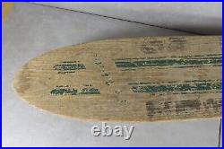 Vintage Wooden Sidewalk Skateboard 30 Clay Wheels