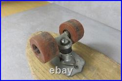 Vintage Wooden Sidewalk Skateboard 30 Clay Wheels