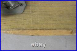 Vintage Wooden Sidewalk Skateboard 30 Clay Wheels