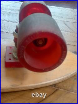 Vintage Wooden Skateboard Deck with Rolls Royce silver could wheels and ACS-500