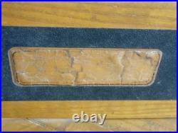 Vintage Wooden Skateboard Deck with Rolls Royce silver could wheels and ACS-500