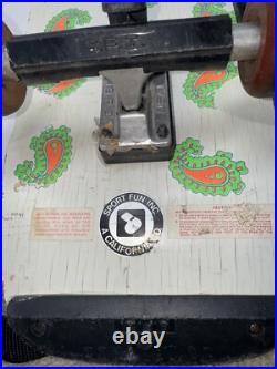 Vintage Wooden Skateboard Paisley Stix 1986- 30 Sport Fun Inc. 1986 Used
