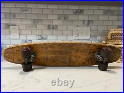 Vintage Wooden Skateboard with Road Rider wheels