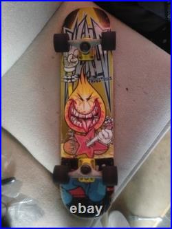 Vintage World Industries Flame-boy Wet Willy Skateboard Deck! Unique & RARE 90's