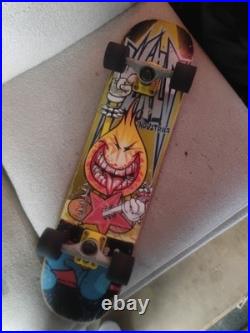 Vintage World Industries Flame-boy Wet Willy Skateboard Deck! Unique & RARE 90's