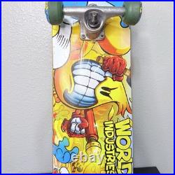 Vintage World Industries Flameboy & Wet Willy x Smurfs Skateboard Deck Rare