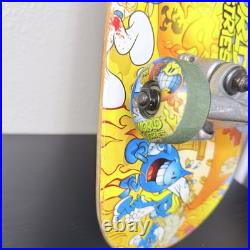 Vintage World Industries Flameboy & Wet Willy x Smurfs Skateboard Deck Rare