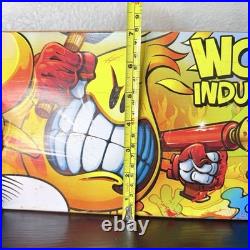 Vintage World Industries Flameboy & Wet Willy x Smurfs Skateboard Deck Rare