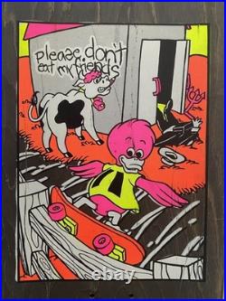 Vintage World Industries MIKE VALLELY BARNYARD FARM on BLACK DECK -NOS