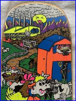 Vintage World Industries MIKE VALLELY BARNYARD FARM on BLACK DECK -NOS