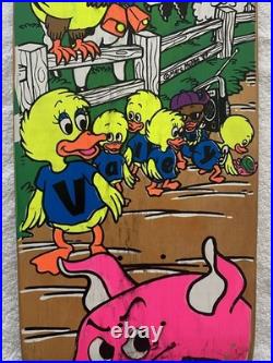 Vintage World Industries MIKE VALLELY BARNYARD FARM on BLACK DECK -NOS