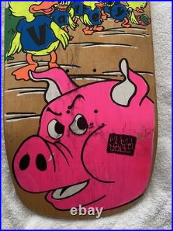 Vintage World Industries MIKE VALLELY BARNYARD FARM on BLACK DECK -NOS