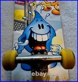 Vintage World Industries Skateboard Complete Flameboy Wet Willy Devil Man 1990s