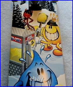 Vintage World Industries Skateboard Complete Flameboy Wet Willy Devil Man 1990s