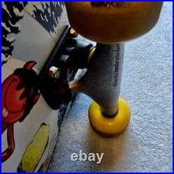 Vintage World Industries Skateboard Complete Flameboy Wet Willy Devil Man 1990s