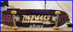 Vintage ZigZagger by KROOKED Skateboard 32 with trucks and wheels Vintage ZigZagger by KROOKED Skateboard 32 with trucks and wheels