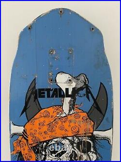 Vintage Zorlac Pirate Metallica Skateboard