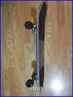 Vintage complete skateboard deck trucks wheels Roller Derby skate board